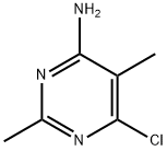 6-Chloro-2,5-dimethyl-4-pyrimidinamine Structure