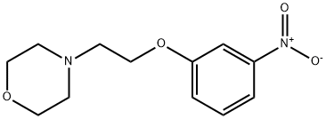 4-[2-(3-NITROPHENOXY)ETHYL]MORPHOLINE Structure