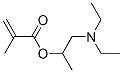 2-(디에틸아미노)-1-메틸에틸메타크릴레이트 구조식 이미지