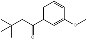 3,3-DIMETHYL-3'-METHOXYBUTYROPHENONE Structure