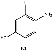 2-플루오로-4-히드록시아닐린,HCL 구조식 이미지
