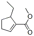 1-Cyclopentene-1-carboxylicacid,5-ethyl-,methylester(9CI) Structure