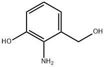 2-Amino-3-hydroxybenzyl alcohol 구조식 이미지