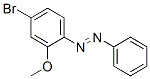 (E)-1-(4-브로모-2-메톡시페닐)-2-페닐디아젠 구조식 이미지