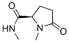 2-Pyrrolidinecarboxamide,N,1-dimethyl-5-oxo-,(2R)-(9CI) 구조식 이미지