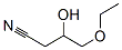 4-Ethoxy-3-hydroxybutyronitrile Structure