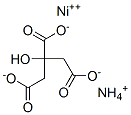 citric acid , ammonium nickel salt  Structure