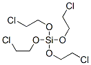 Tetra(2-chloroethoxy)silane Structure
