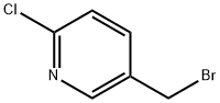 Pyridine, 5-(bromomethyl)-2-chloro- (9CI) 구조식 이미지