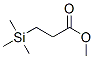 3-(Trimethylsilyl)propanoic acid methyl ester Structure