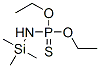 THIOPHOSPHORIC ACID-O,O-DIETHYL ESTER-N-TRIMETHYLSILYLAMIDE 구조식 이미지