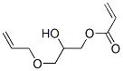 Acrylic acid 2-hydroxy-3-(2-propenyloxy)propyl ester Structure
