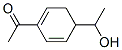 Ethanone, 1-[4-(1-hydroxyethyl)-1,5-cyclohexadien-1-yl]- (9CI) Structure