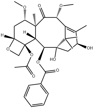 7,10-Dimethoxy-10-DAB III 구조식 이미지