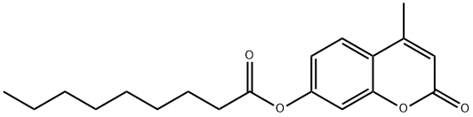 4-METHYLUMBELLIFERYL NONANOATE Structure