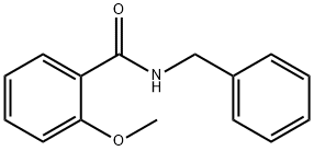 N-벤질-2-메톡시벤즈아미드 구조식 이미지