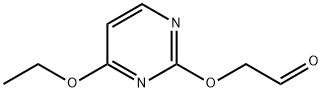 Acetaldehyde, [(4-ethoxy-2-pyrimidinyl)oxy]- (9CI) Structure