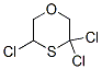 3,3,5-Trichloro-1,4-oxathiane Structure