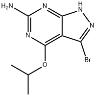 1H-Pyrazolo[3,4-d]pyriMidin-6-aMine, 3-broMo-4-(1-Methylethoxy)- Structure