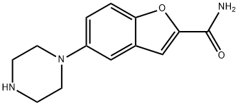 5-piperazin-1-yl-1-benzofuran-2-carboxamide 구조식 이미지