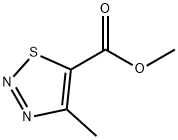 1,2,3-Thiadiazole-5-carboxylicacid,4-methyl-,methylester(9CI) Structure