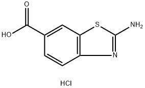 2-AMinobenzothiazole-6-carboxylic Acid Hydrochloride 구조식 이미지