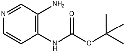 Carbamic acid, (3-amino-4-pyridinyl)-, 1,1-dimethylethyl ester (9CI) 구조식 이미지