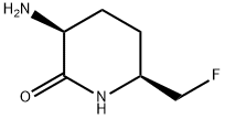 2-Piperidinone,3-amino-6-(fluoromethyl)-,(3S-cis)-(9CI) 구조식 이미지