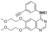 Erlotinib hydrochloride  구조식 이미지