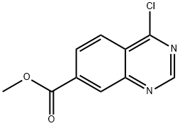 7-Quinazolinecarboxylic acid, 4-chloro-, methyl ester Structure