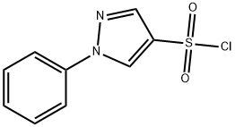 1-Phenyl-1H-pyrazole-4-sulfonyl chloride 구조식 이미지