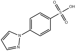 1-(4-Benzenesulfonic acid)pyrazole Structure