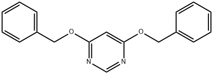 4,6-BIS(BENZYLOXY)PYRIMIDINE Structure