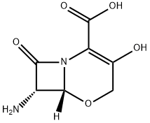 5-Oxa-1-azabicyclo[4.2.0]oct-2-ene-2-carboxylicacid,7-amino-3-hydroxy-8-oxo-,(6R-trans)-(9CI) Structure