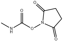 N-Succinimidyl-N-methylcarbamate 구조식 이미지