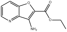 Furo[3,2-b]pyridine-2-carboxylicacid,3-amino-,ethylester(9CI) Structure