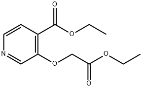 ethyl 3-(2-ethoxy-2-oxoethoxy)isonicotinate Structure