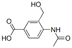 Benzoic acid, 4-(acetylamino)-3-(hydroxymethyl)- (9CI) Structure