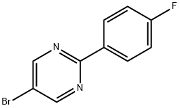 Pyrimidine, 5-bromo-2-(4-fluorophenyl)- (9CI) 구조식 이미지