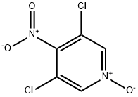 3,5-디클로로-4-니트로피리딘N-산화물 구조식 이미지