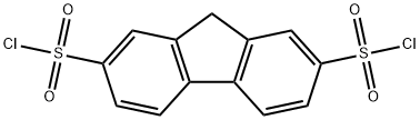 9H-FLUORENE-2,7-DISULFONYL DICHLORIDE Structure