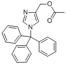 (1-TRITYL-1H-IMIDAZOL-4-YL)METHYL ACETATE Structure