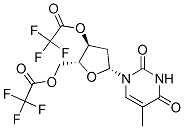 3'-O,5'-O-비스(트리플루오로아세틸)티미딘 구조식 이미지