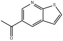 1-(티에노[2,3-b]피리딘-5-일)에타논 구조식 이미지