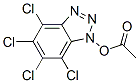 1-(Acetyloxy)-4,5,6,7-tetrachloro-1H-benzotriazole Structure