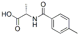 Alanine,  N-(4-methylbenzoyl)- Structure