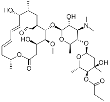 leucomycin A7 Structure