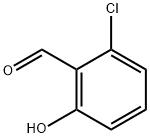2-CHLORO-6-HYDROXYBENZALDEHYDE 구조식 이미지