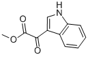 Methyl indolyl-3-glyoxylate 구조식 이미지
