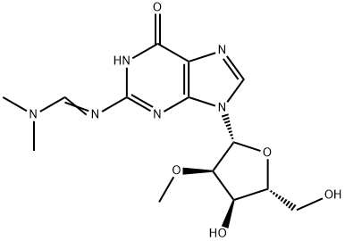 Guanosine, N-[(diMethylaMino)Methylene]-2'-O-Methyl- Structure